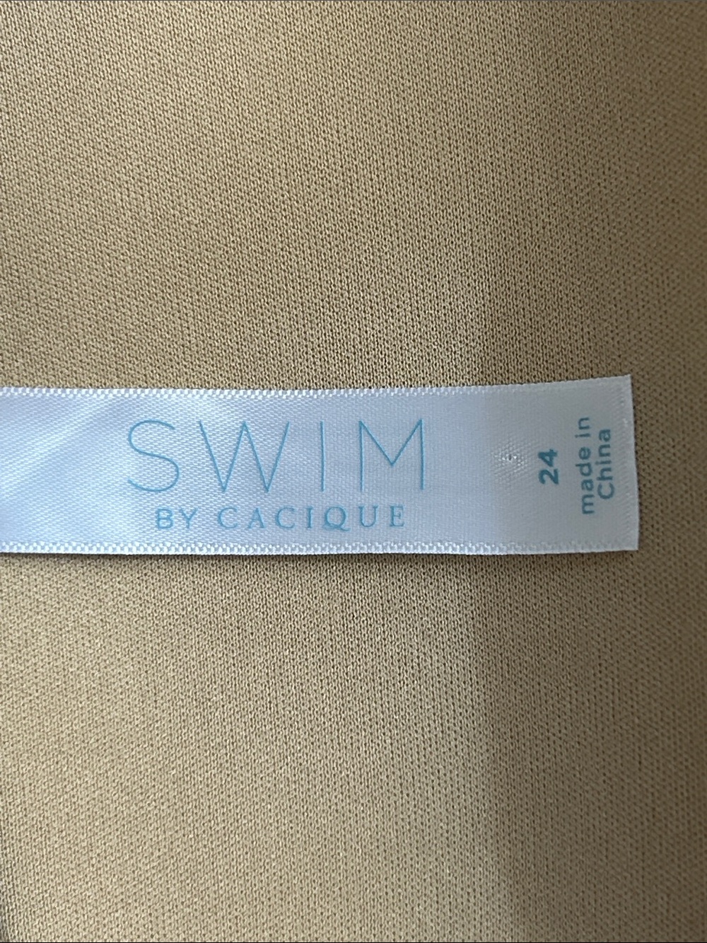 Cacique SWIM Bikini Top Only Hazy Field Print Size 24 - Picture 7 of 7